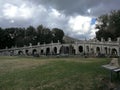 Royal Palace of Caserta - Panoramic view of the Fountain of Eolo