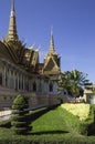 The Royal Palace in Chey Chumneas, Phnom Penh Royalty Free Stock Photo