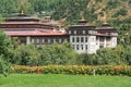 royal palace (dechencholing) in thimphu - bhutan Royalty Free Stock Photo