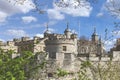 Royal Palace and Fortress of the Tower of London a historic castle and popular tourist attraction in central London, England Royalty Free Stock Photo