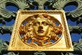 Royal Palace gate detail, Turin, Italy Royalty Free Stock Photo