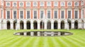 Royal palace Hampton Court fountain courtyard
