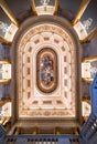 Royal palace interior in Bucharest Romania ,art museum detailed architecture