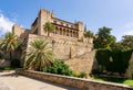 Royal palace of La Almudaina in Palma de Mallorca, Balearic islands, Spain Royalty Free Stock Photo