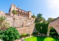 Royal Palace of La Almudaina, Palma de Mallorca, Balearic islands, Spain Royalty Free Stock Photo