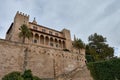 Royal Palace of La Almudaina in Palma de Mallorca, Balearic islands, Spain Royalty Free Stock Photo