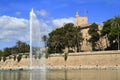 Royal Palace of La Almudaina, Palma de Mallorca, Spain Royalty Free Stock Photo