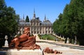 Royal Palace of La Granja de San Ildefonso (Spain) Royalty Free Stock Photo