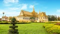 Royal Palace & Silver Pagoda Napolion Palace Phnom Penh River Cruises Royalty Free Stock Photo