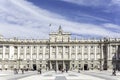 Royal Palace in Mardid Royalty Free Stock Photo