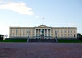 Royal Palace, Oslo Norway Royalty Free Stock Photo