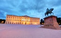 Royal palace in Oslo, Norway Royalty Free Stock Photo