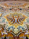 Royal Palace Persian rug pattern, Persian carpet with an Intricate design Royalty Free Stock Photo