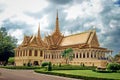 The Royal Palace in Phnom Pehn the capital of Cambodia Royalty Free Stock Photo