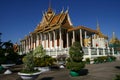 Royal Palace in Phnom Penh Cambodia Royalty Free Stock Photo