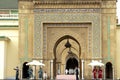 Guards in front of Royal Palace Rabat, Morocco Royalty Free Stock Photo