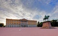 Royal Palace (Slottet) in Oslo, Norway Royalty Free Stock Photo