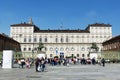 The royal palace of Turin Palazzo reale di Torino. Royalty Free Stock Photo