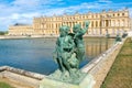 The royal Palace of Versailles near Paris on a beautiful summer day Royalty Free Stock Photo