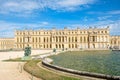 The royal Palace of Versailles near Paris on a beautiful summer day Royalty Free Stock Photo