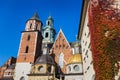 Royal palace in Wawel in Krakow Royalty Free Stock Photo