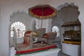 Royal palanquin at Mehrangarh Fort in Jodhpur - Rajasthan - India