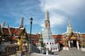 Statues in Prasat Phra Dhepbidorn or The Royal Pantheon, Grand Palace, Bangkok, Thailand