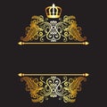 Royal pattern Royalty Free Stock Photo