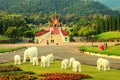 Royal Pavilion Ho Kham Luang - One of the most popular tourist attraction and landmarks in Thailand Royalty Free Stock Photo