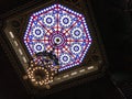 Sunroof and Chandelier in Real Gabinete PortuguÃÂªs de Leitura Royalty Free Stock Photo