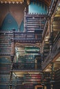 Royal Portuguese Cabinet of Reading interior Real Gabinete Portugues de Leitura - Rio de Janeiro, Brazil Royalty Free Stock Photo