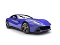 Royal purple modern fast sports concept car