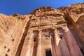 Royal Rock Tomb Arch Petra Jordan Royalty Free Stock Photo