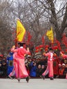 Royal roller skating in yuanmingyuan temple fair