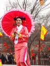 Royal roller skating in yuanmingyuan temple fair