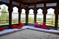 A royal room overlooking the mountains at Khaplu Palace Gilgit Baltistan Pakistan