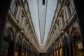 The Famous Galleries Royales Saint-Hubert in Brussels, Belgium Royalty Free Stock Photo