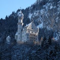 Snowy Neuschwanstein Castle during Winter
