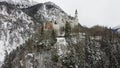 Neuschwanstein Castle in Snowy Winter