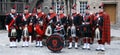 The Royal Scots Dragoon Guards in Edinburgh castle