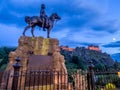 Royal Scots Greys Monument Royalty Free Stock Photo