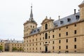 Royal Seat of San Lorenzo de El Escorial, group of school children, Spain