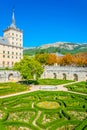 Royal Seat of San Lorenzo de El Escorial near Madrid, Spain Royalty Free Stock Photo