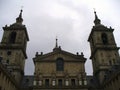 Royal Site of San Lorenzo de El Escorial (Monasterio y Sitio de El Escorial en Madrid) Royalty Free Stock Photo