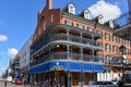 The Royal Sonesta and Desire Oyster Bar on Bourbon Street, New Orleans