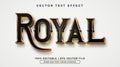 Royal text effect style template