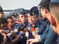 Royal Thai Air Force Don Muang BANGKOK THAILAND-12 JANUARY 2019:Air commander Air Chief Marshal Chaiyapruek Dissayarin