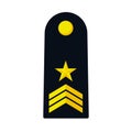 Royal Thai Air Force military rank vector Royalty Free Stock Photo