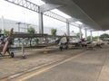 Royal Thai Air Force Museum BANGKOK,THAILAND-18 AUGUST 2018: The exterior of the aircraft has many large aircraft. To learn more