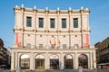 Royal Theatre of Madrid. in Spain. Opera house Royalty Free Stock Photo